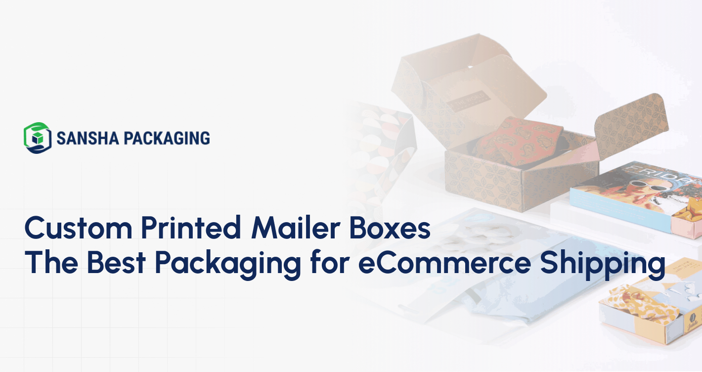 Pamplets Box Custom Printed Mailer Boxes for E-Commerce Shipping